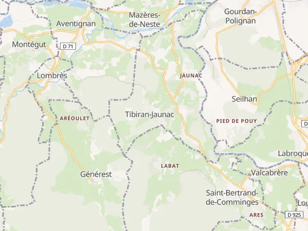 Plan de Tibiran-Jaunac