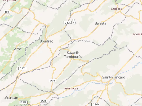 Plan de Cazaril-Tambourès