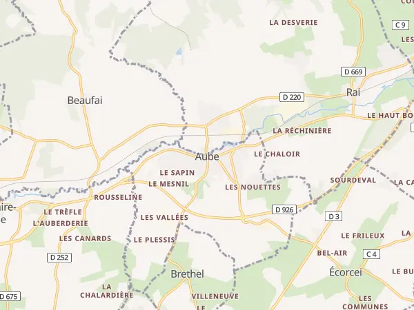 Plan de Aube