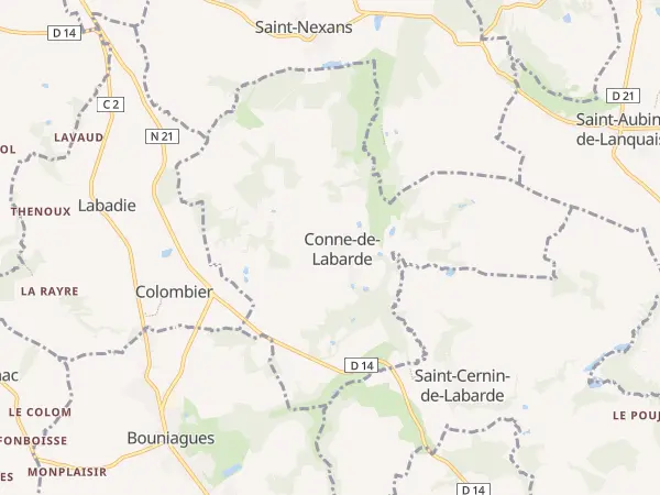 Plan de Conne-de-Labarde