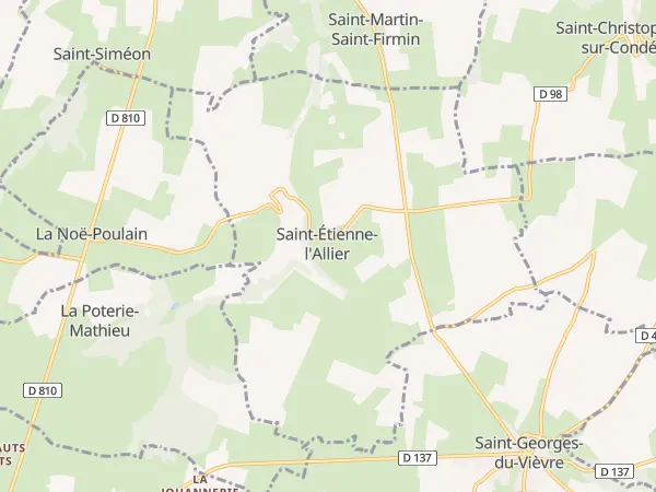 Plan de Saint-Étienne-l’Allier