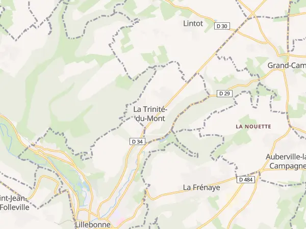 Plan de La Trinité-du-Mont