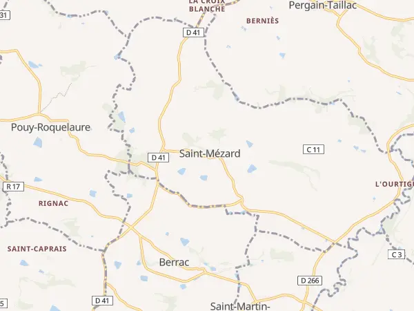 Plan de Saint-Mézard