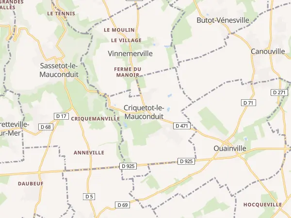 Plan de Criquetot-le-Mauconduit