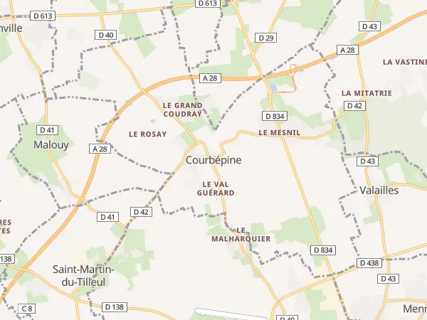 Plan de Courbépine