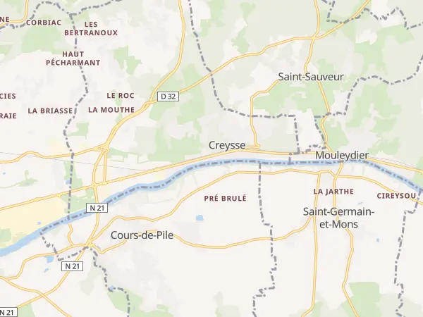 Plan de Creysse