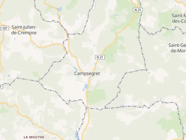 Plan de Campsegret
