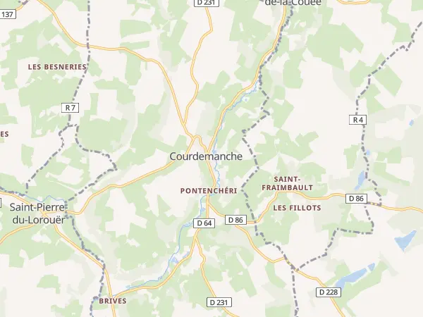 Plan de Courdemanche