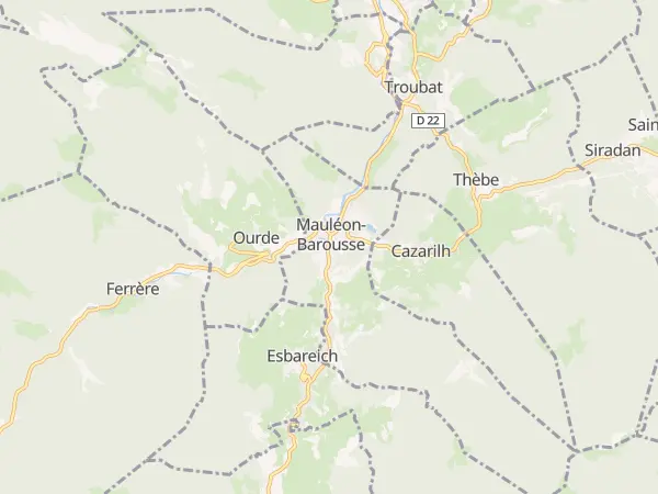 Plan de Mauléon-Barousse