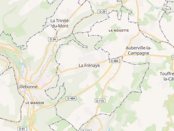 Plan de La Frénaye