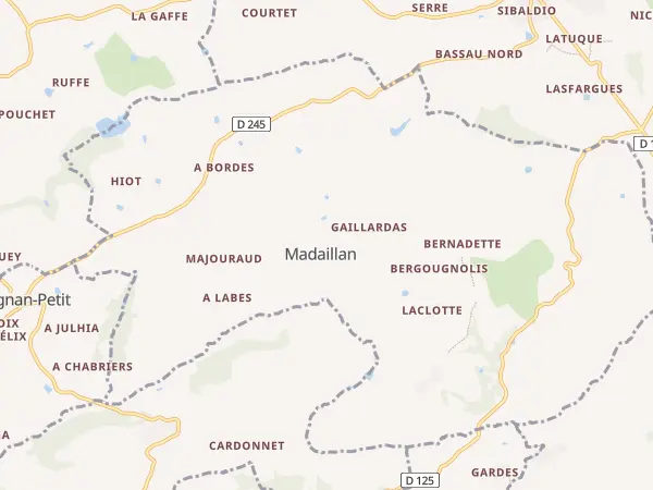 Plan de Madaillan