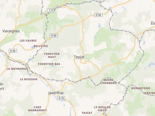 Plan de Teyjat