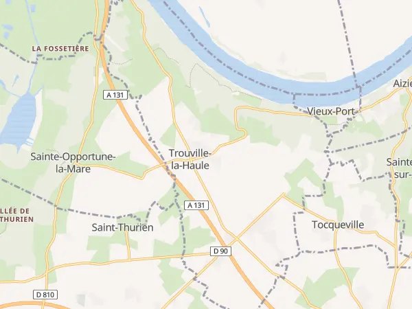 Plan de Trouville-la-Haule
