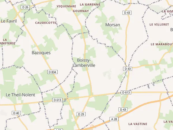 Plan de Boissy-Lamberville