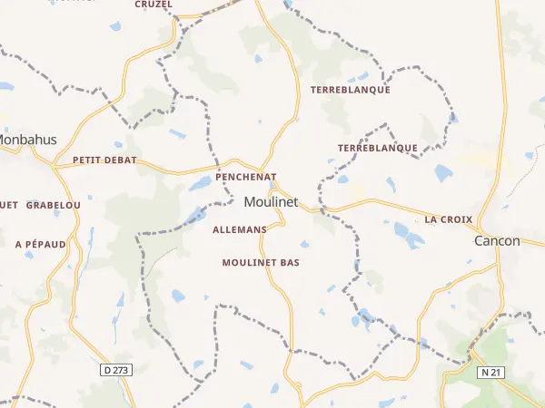 Plan de Moulinet