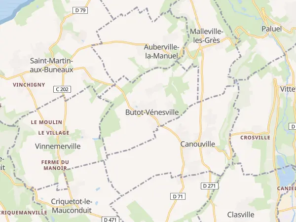 Plan de Butot-Vénesville