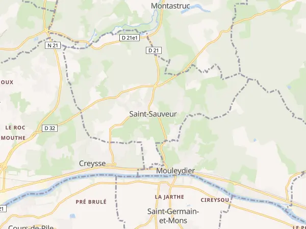 Plan de Saint-Sauveur