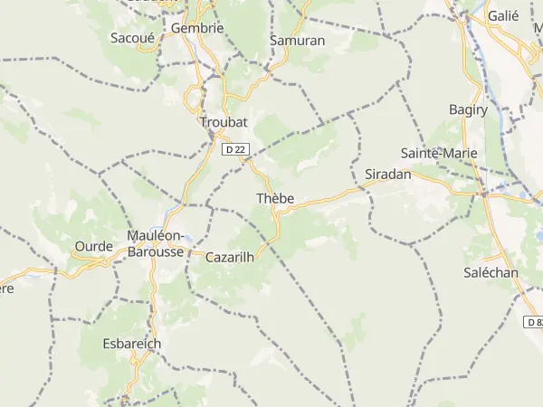 Plan de Thèbe