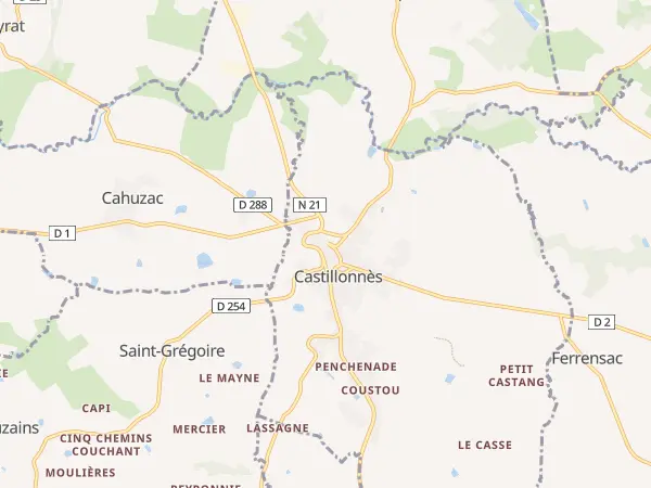 Plan de Castillonnès
