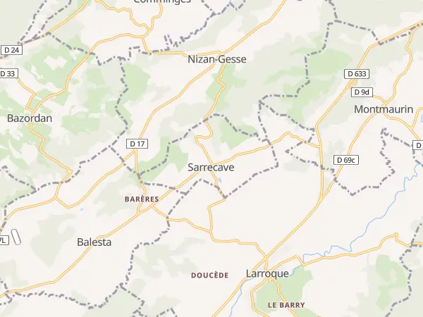 Plan de Sarrecave