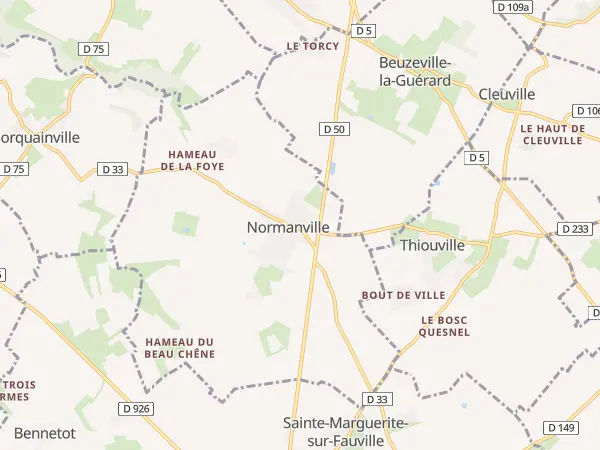 Plan de Normanville