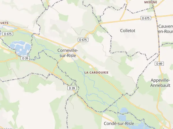 Plan de Corneville-sur-Risle