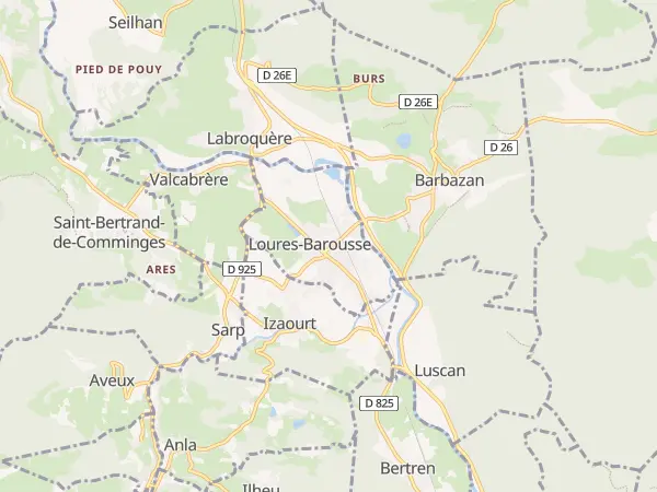 Plan de Loures-Barousse