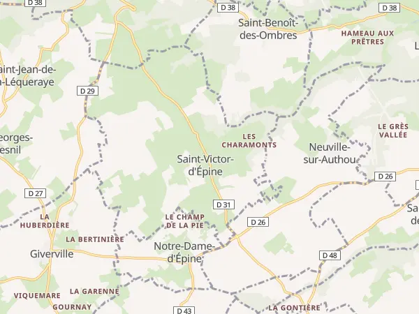 Plan de Saint-Victor-d’Épine