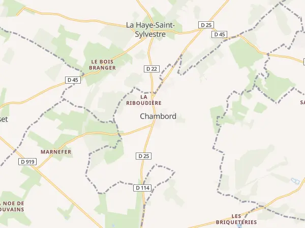 Plan de Chambord