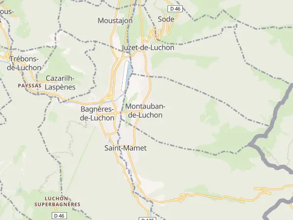 Plan de Montauban-de-Luchon