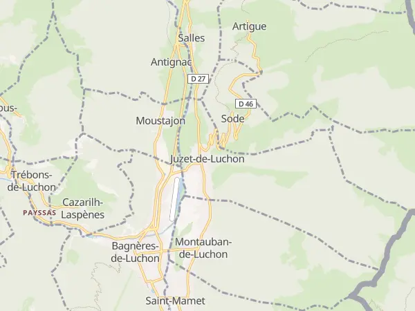 Plan de Juzet-de-Luchon