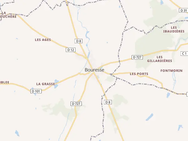 Plan de Bouresse