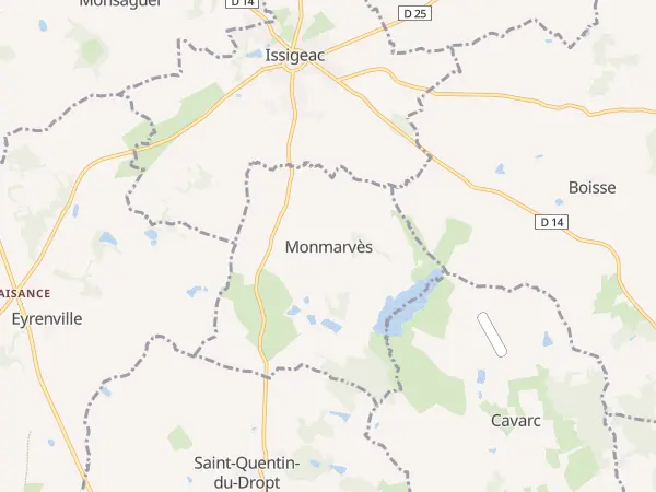 Plan de Monmarvès