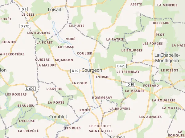 Plan de Courgeon