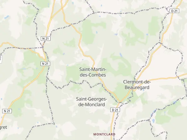 Plan de Saint-Martin-des-Combes