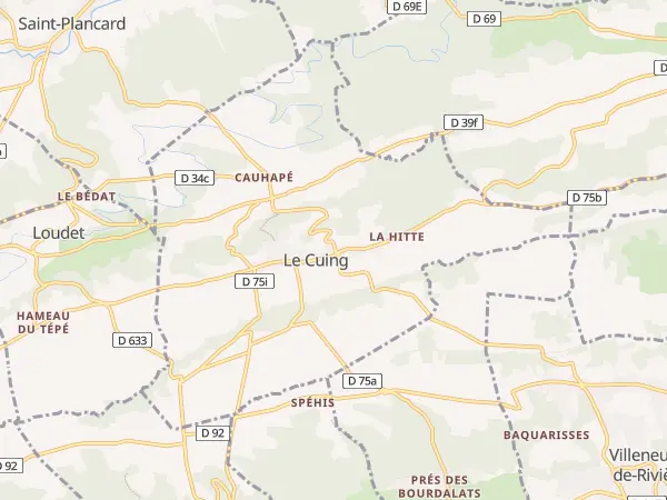 Plan du Cuing
