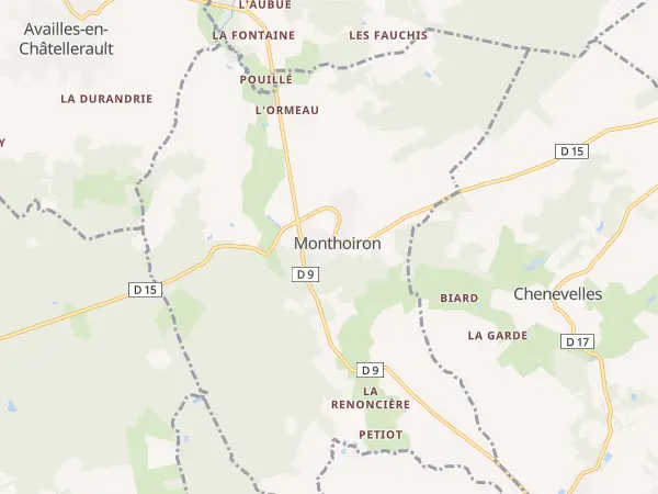 Plan de Monthoiron