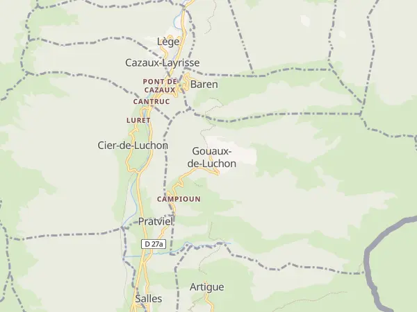 Plan de Gouaux-de-Luchon