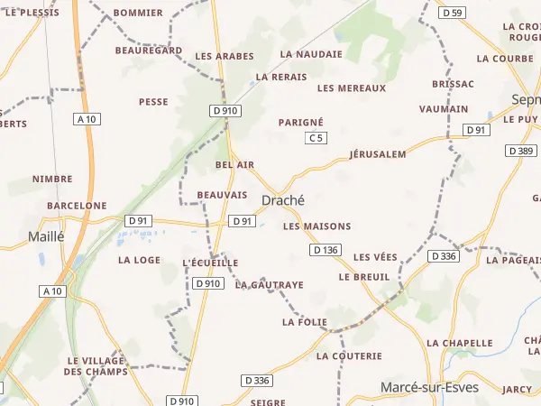 Plan de Draché