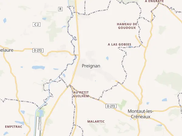 Plan de Preignan
