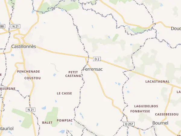 Plan de Ferrensac