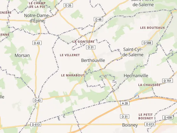 Plan de Berthouville