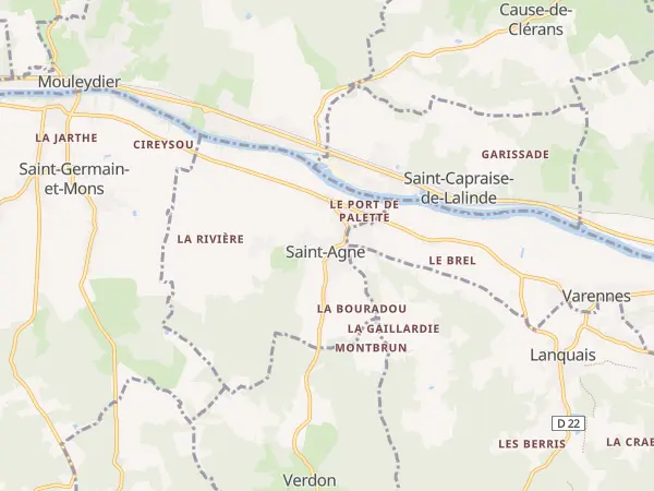 Plan de Saint-Agne
