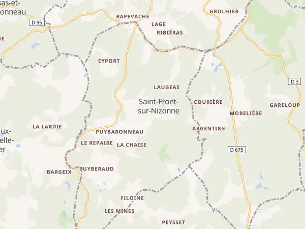 Plan de Saint-Front-sur-Nizonne