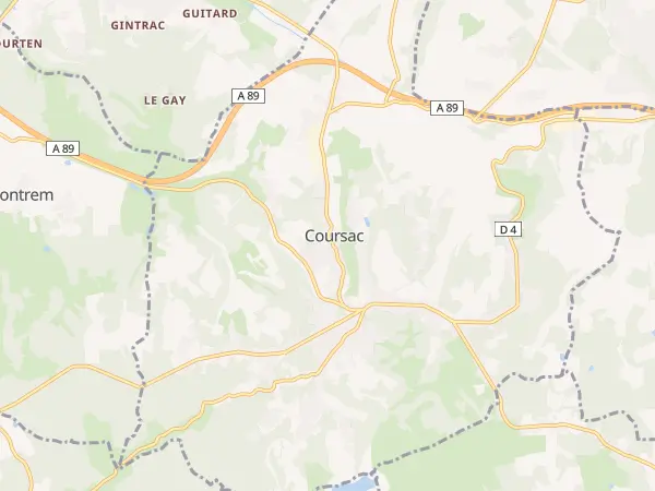 Plan de Coursac