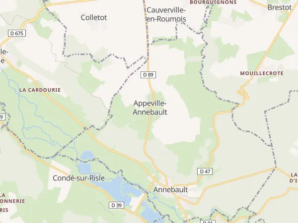 Plan de Appeville-Annebault