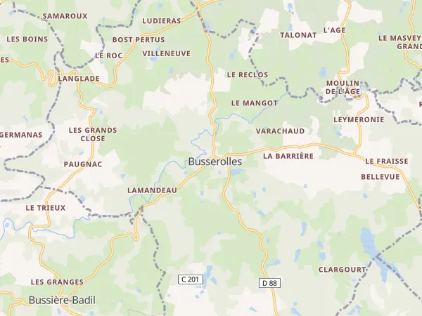 Plan de Busserolles