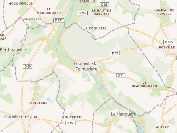 Plan de Grainville-la-Teinturière