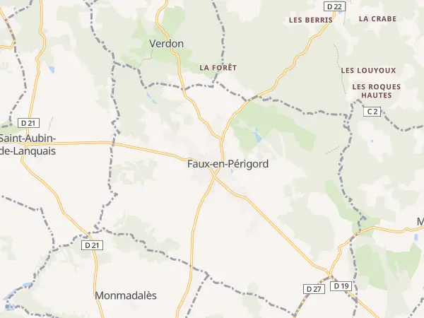 Plan de Faux-en-Périgord
