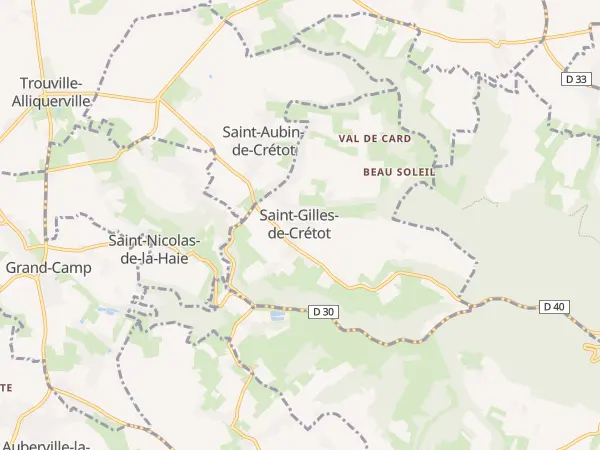 Plan de Saint-Gilles-de-Crétot